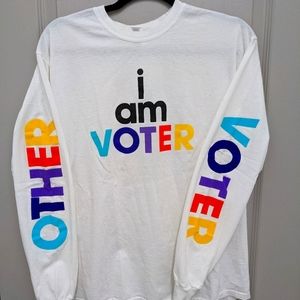 Long Sleeve T Shirt, Large, White